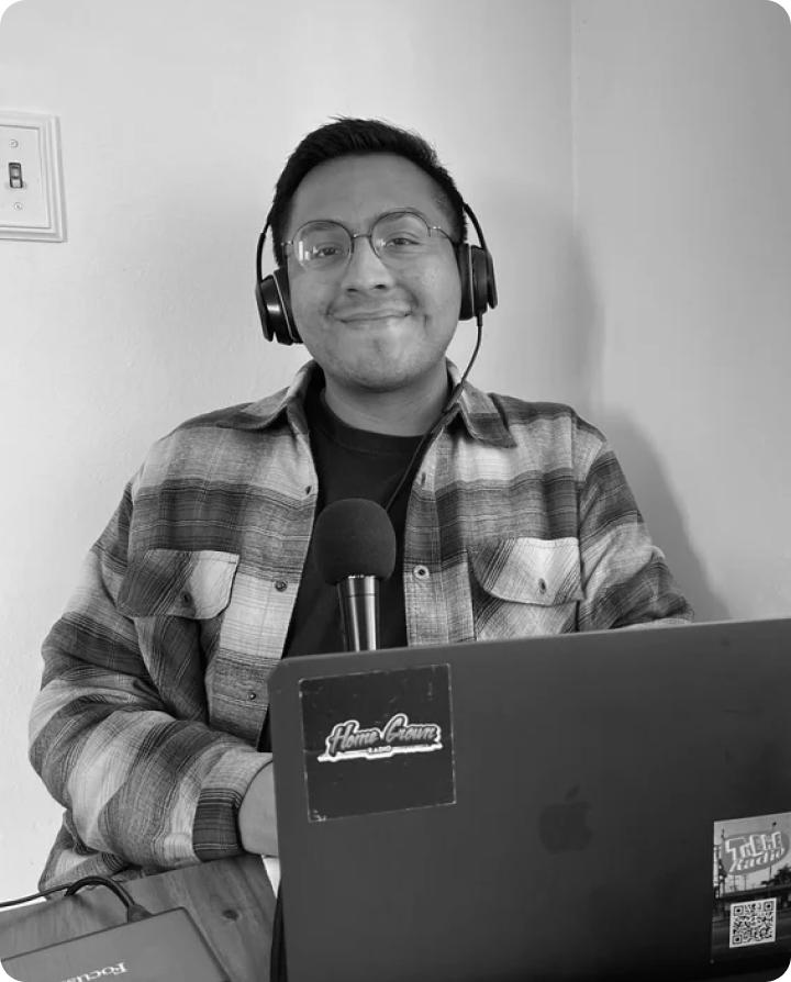 Portrait of Tony Morales, Audio Producer.